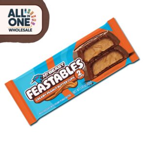 MrBeast Feastables Creamy Peanut Butter Cups (2 Cups)