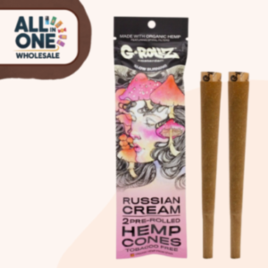 G‑ROLLZ RUSSIAN CREAM PRE‑ROLLED CONES (12 × 2 PACK)