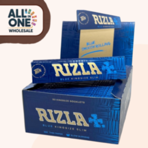 Rizla Kingsize Slim Blue Rolling Papers (50 PCS)