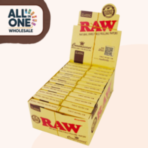 RAW Connoisseur Rolling Papers with Tips (24 PCS)
