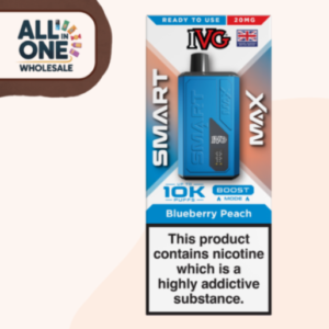 IVG Smart Max Blueberry Peach 10K Puffs (5 Pcs)