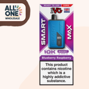 IVG Smart Max Blueberry Raspberry 10K Puffs (5 Pcs)