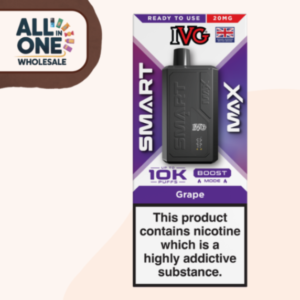 IVG Smart Max Grape 10K Puffs (5 Pcs)