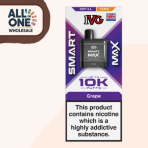 IVG Smart Max Grape 10K Puffs (5 Pcs)