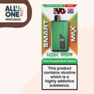 IVG Smart Max Kiwi Passionfruit Guava 10K Puffs (5 Pcs)