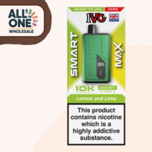 IVG Smart Max Lemon and Lime 10K Puffs (5 Pcs)