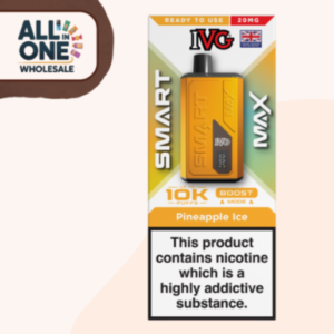 IVG Smart Max 10mg Pineapple Ice 10K Puffs (5 Pcs)