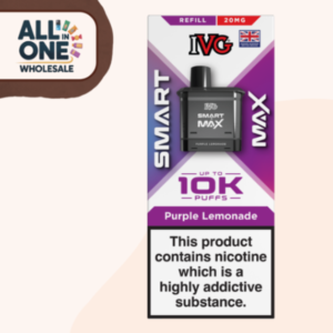 IVG Smart Max Purple Lemonade 10K Puffs (5 Pcs)