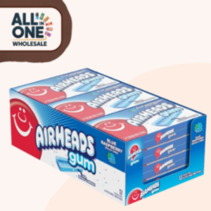 Airheads Gum Blue Raspberry (12 × 33g)