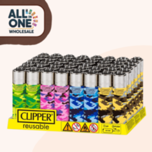 Clipper Lighters Assorted Design – 48pk