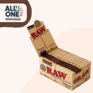 RAW Organic Connoisseur Rolling Papers with Tips (24 PCS)