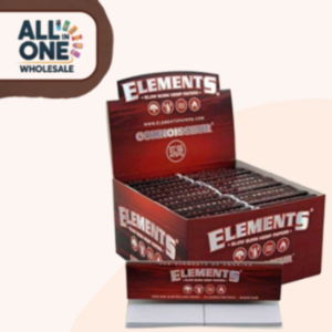 Elements Red Connoisseur Rolling Papers with Tips (24 PCS)