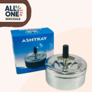 Ashtray Spinning Silver (1 Pack)