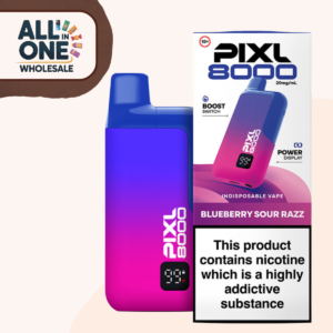 Pixl 8000 Kit – Blueberry Sour Razz (5 Pack)