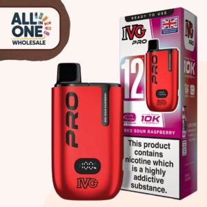 Ivg Vape 10K Pro Red Sour Raspberry (5 pcs)