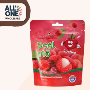 Peel Me Gummies Peelers Lychee Flavor (24x65g, Halal, PRC)