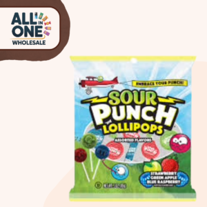 Sour Punch Pops Peg Bag (12x85g / 3oz)