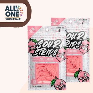 Sour Strips Pink Lemonade (12x156g)