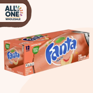 Fanta Peach Soda (355ml × 12 Pack)