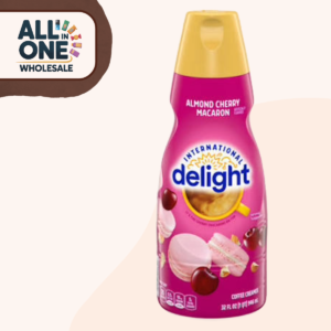 International Delight Coffee Creamer Almond Cherry Macaron USA (32oz × 6 Pack)