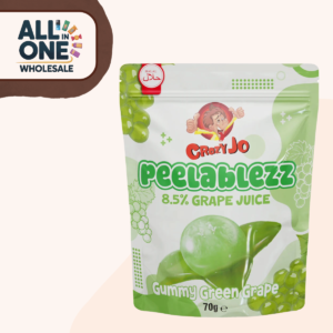 Crazy Joe Peelablezz Green Grape Gummy (12x70g)