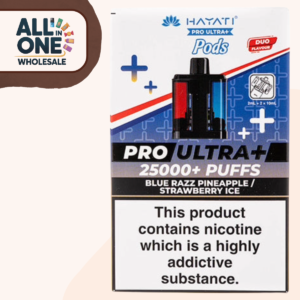 Hayati Pro Ultra Plus 25K – Blue Razz Pineapple / Strawberry Ice Refill Pods (5 Pack)