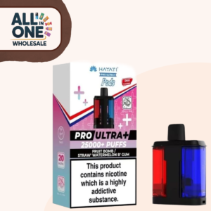 Hayati Pro Ultra Plus 25K – Fruit Bomb / Straw Watermelon B‑Gum Refill Pods (5 Pack)