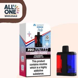 Hayati Pro Ultra Plus 25K – Strawberry Raspberry Ice Refill Pods (5 Pack)