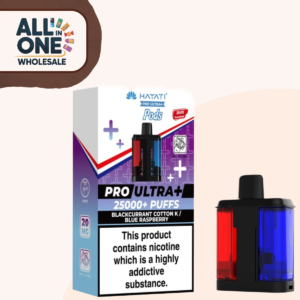 Hayati Pro Ultra Plus 25K – Blackcurrant Cotton K / Blue Raspberry Refill Pods (5 Pack)