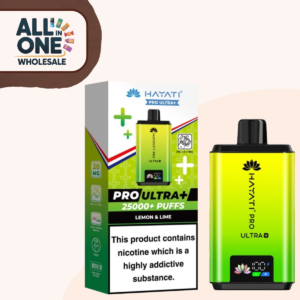 Hayati Pro Ultra Plus 25K Prefilled Pod Kit – Lemon Lime (5 Pack)