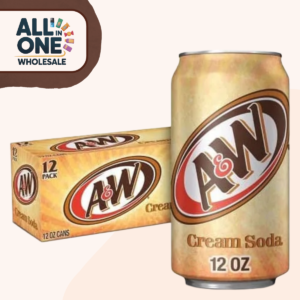A&W Cream Soda USA (355ml × 12 Pack)