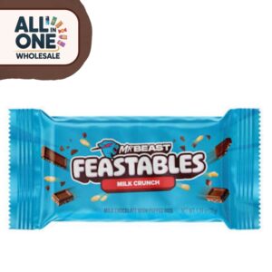 MrBeast Feastables Milk Crunch Chocolate (10x60g)