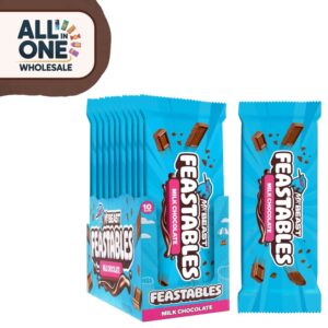 MrBeast Feastables Milk Chocolate (10x60g)