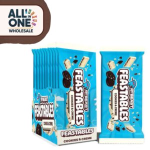MrBeast Feastables Cookies & Creme Chocolate (10x60g)