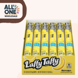 Laffy Taffy Rope Banana (0.81oz, 24 pcs, USA)