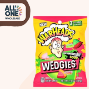 Warheads Wedgies Peg Bag (12x127g)