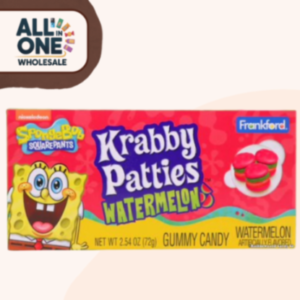 SpongeBob Krabby Patties Watermelon Gummies (12x72g)