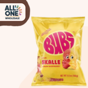 BUBS Sour Skalle Lemon Raspberry (8x156g)