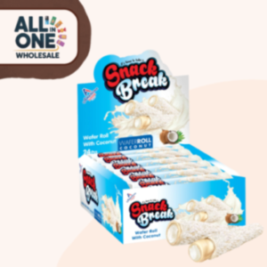 Snack Break Wafer Roll Coconut (24pcs)