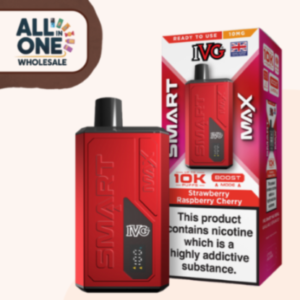 IVG Smart Max Strawberry Raspberry Cherry 10K Puffs (5 Pcs)