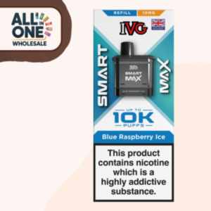 IVG Smart Max Blue Raspberry Ice 10K Puffs (5 Pcs)