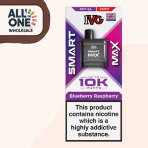 IVG Smart Max Blueberry Raspberry 10K Puffs (5 Pcs)