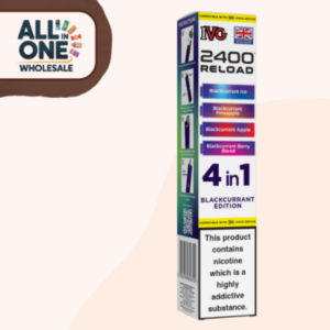 IVG 2400 Reload Pods Blackcurrant 4 in 1 Edition (5 Pcs)