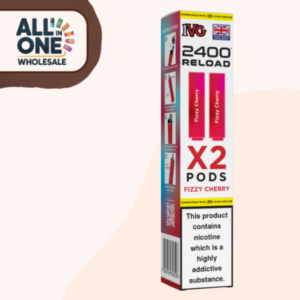 IVG 2400 Reload Pods Fizzy Cherry (2 Pod Pack, 5 Pcs)