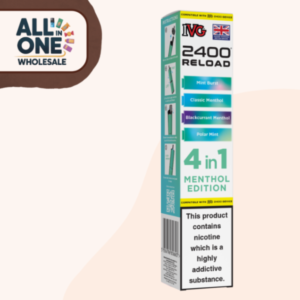 IVG 2400 Reload Pods Menthol 4 in 1 Edition (5 Pcs)
