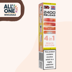 IVG 2400 Reload Pods Peach 4 in 1 Edition (5 Pcs)