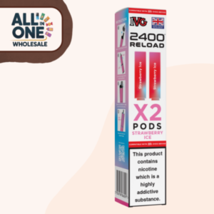 IVG 2400 Reload Pods Strawberry Ice (2 Pod Pack, 5 Pcs)