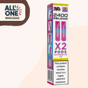IVG 2400 Reload Pods Watermelon Ice (2 Pod Pack, 5 Pcs)
