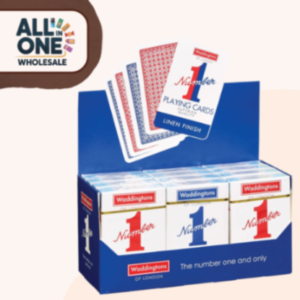 Waddingtons No 1 Playing Cards Red & Blue 12 pcs