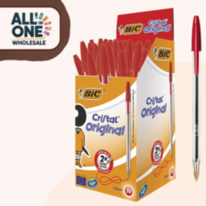 BIC Pens Red – 50pk